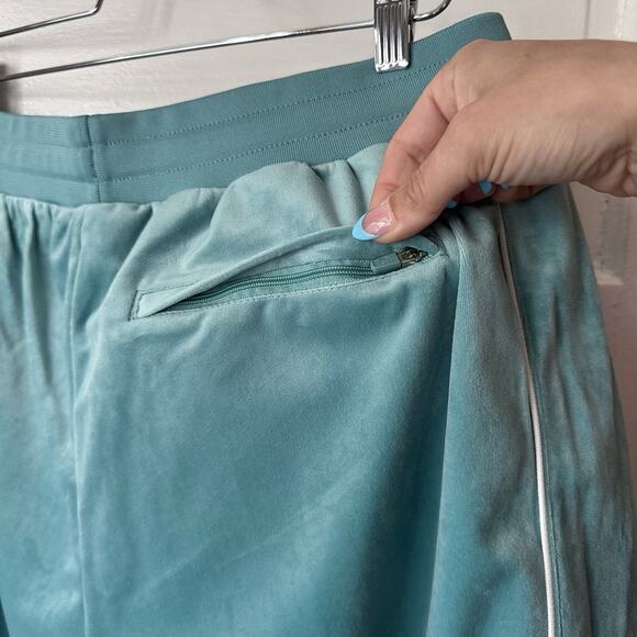 Sergio Tacchini Men's Shorts 2XL Velour Athletic Sovana Aquamarine NWT Tennis - Picture 8 of 14